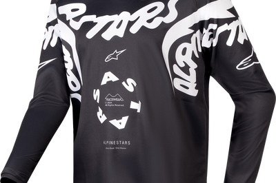 Alpinestars Youth Racer Hana Jersey White/multicolor Xl - Black/White / Large - Apparel Collection