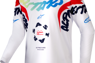 Alpinestars Youth Racer Hana Jersey White/multicolor Xl - White/Multicolor / Large - Apparel Collection