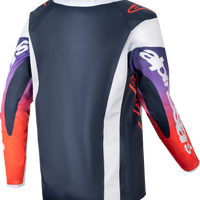 Alpinestars Youth Racer Hoen Jersey Light Grey/hot Orange/black Xl - Grey/Hot Orange/Black / Large - Apparel Collection