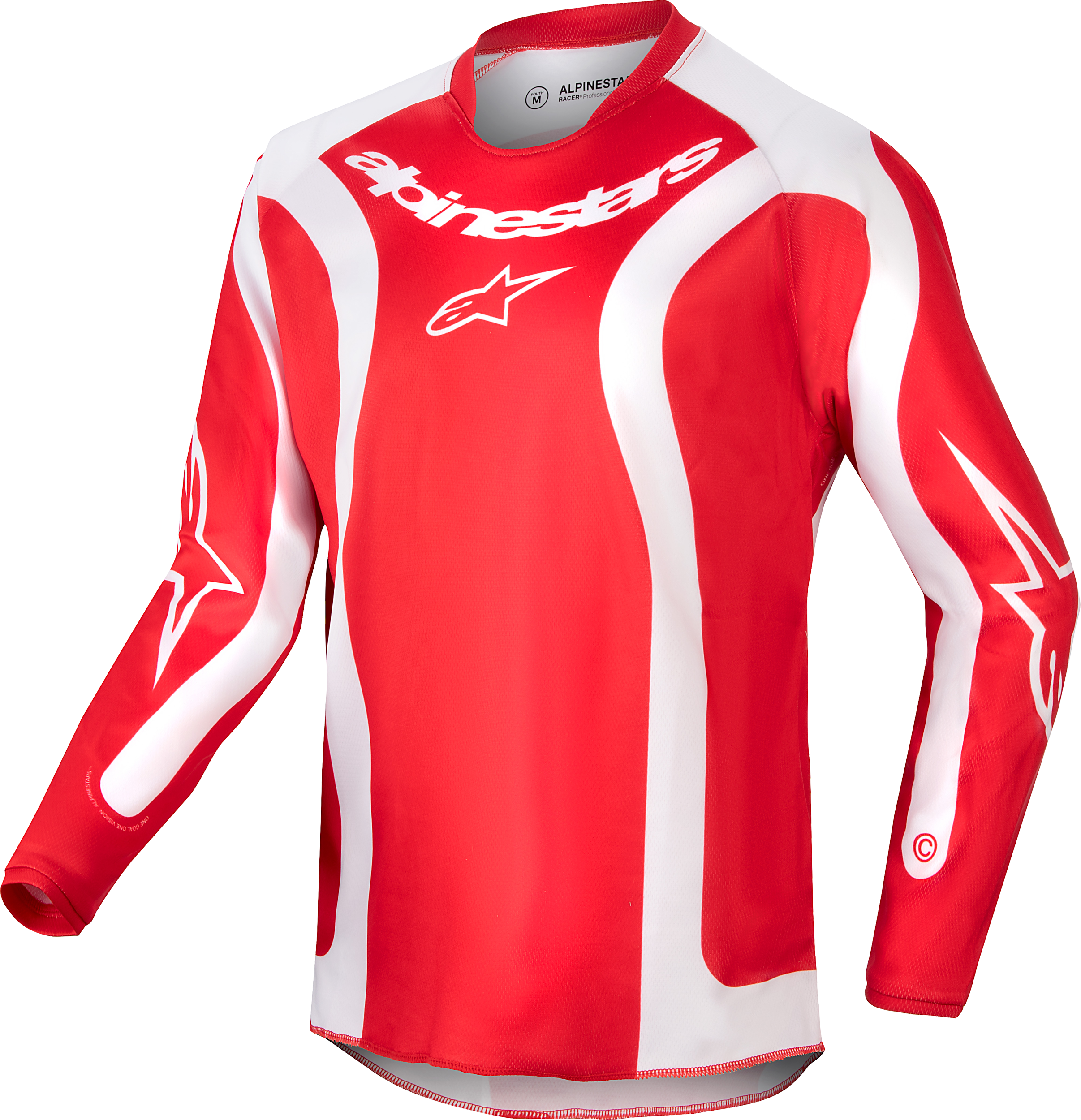 Alpinestars Youth Racer Lurv Jersey Mars Red/white Xl - Red/White / Large - Apparel Collection