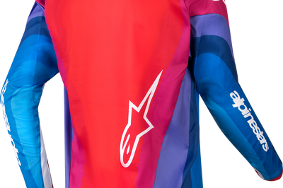 Alpinestars Youth Racer Pneuma Jersey Blu/mars Red/white Xl - Apparel Collection