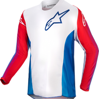 Alpinestars Youth Racer Pneuma Jersey Blu/mars Red/white Xl - Blue/Mars Red/White / Medium - Apparel Collection
