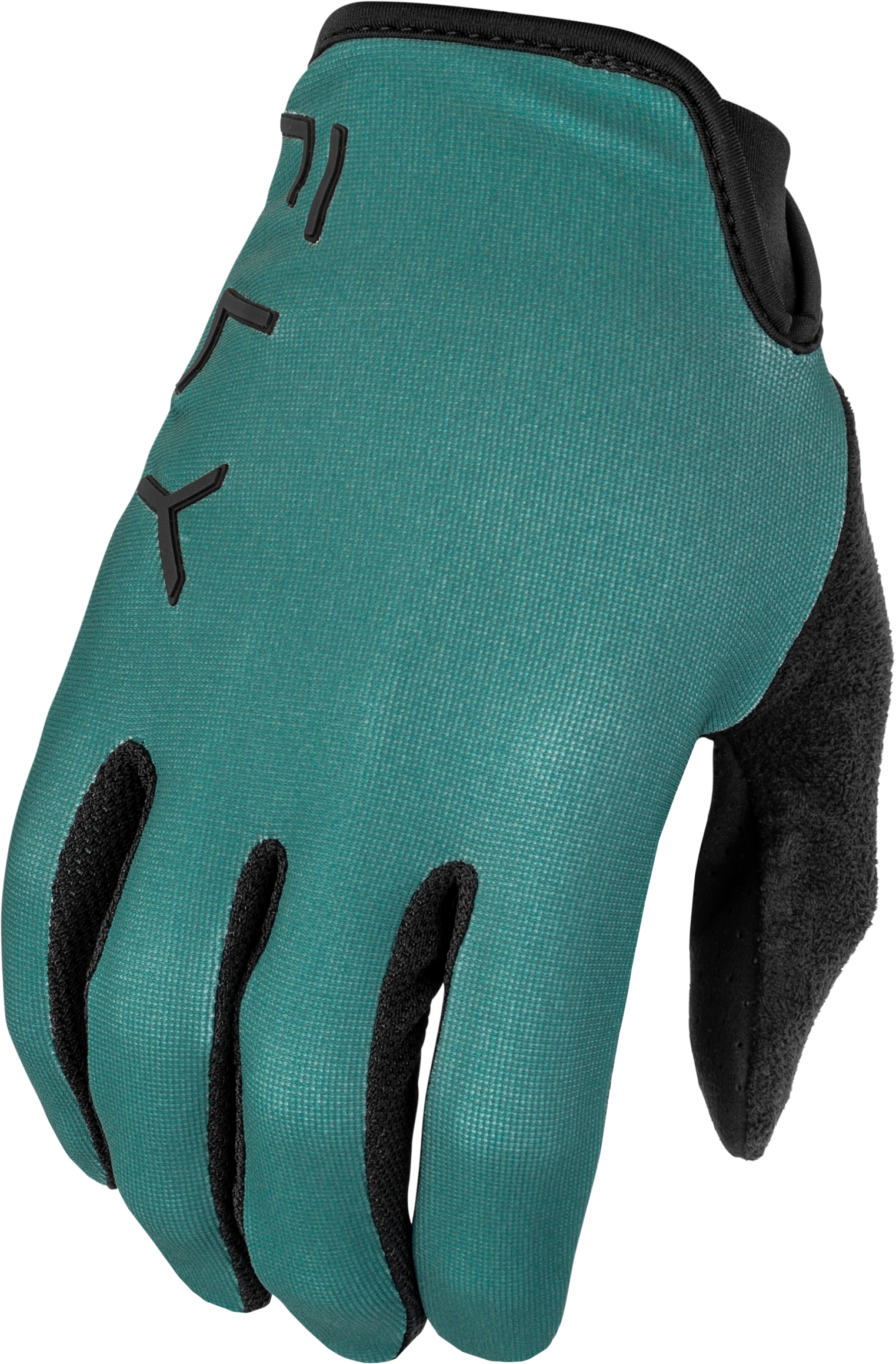 Fly Racing Youth Radium Gloves Slate Blue Yl - Evergreen / Large - Bicycle Collection