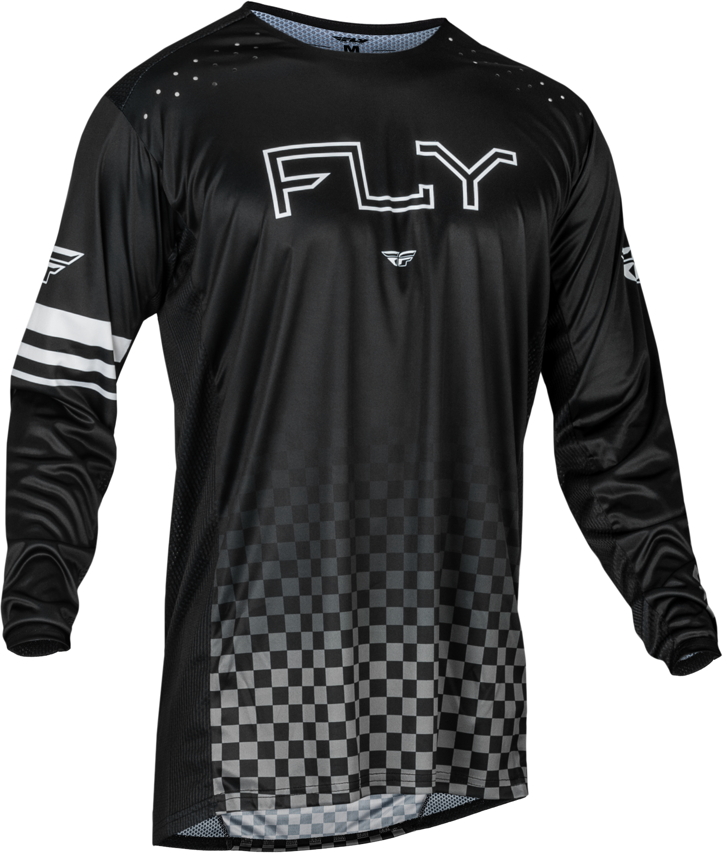 Fly Racing Youth Rayce Bicycle Jersey Black Yxl - 2X-Large