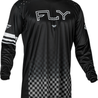 Fly Racing Youth Rayce Bicycle Jersey Black Yxl - 2X-Large