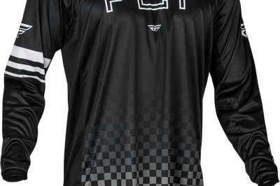 Fly Racing Youth Rayce Bicycle Jersey Black Yxl - 2X-Large