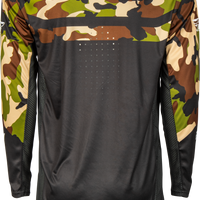 Fly Racing Youth Rayce Bicycle Jersey White/black/gold Yxl - Black/Camo / Large - Collection