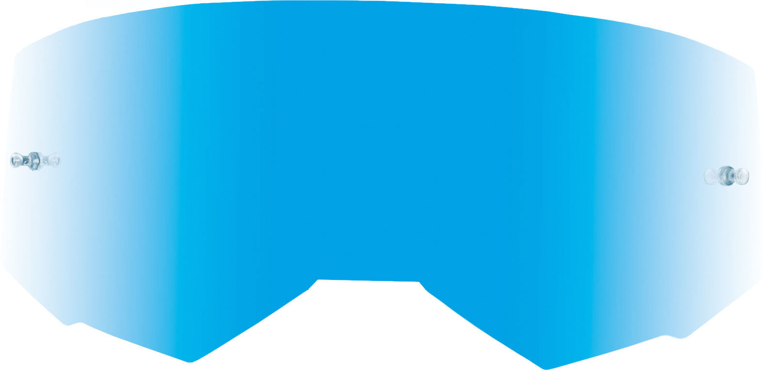 Fly Racing Youth Single Lens W/ Post Sky Blue Mirror/smoke - Gear