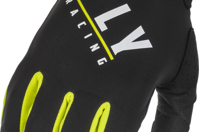 Fly Racing Youth Windproof Gloves Black/red Sz 06 - Black/Grey/Hi-Vis Yellow / US - Gear