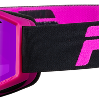 Fly Racing Yth Focus Snow Goggle Blk/pink W/ Pink Mirror/rose Lens - Blue/Black - Apparel Collection
