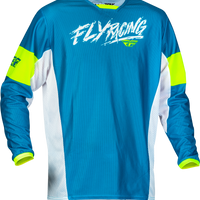 Fly Racing Yth Kinetic Mesh Khaos Jersey Red/white/blue Yx - Black/Purple/Pink / Youth Large - Apparel Collection