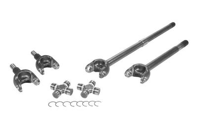 Yukon Gear & Axle 18-19 Jeep Wrangler Front 4340 Chromoly Kit Dana 44 32 Spline w/1350 (7166) Joints - Drivetrain