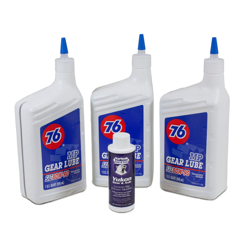 Yukon Gear & Axle 3 Qt. 80W90 Conventional Oil w/Posi Additive - Oils Filters