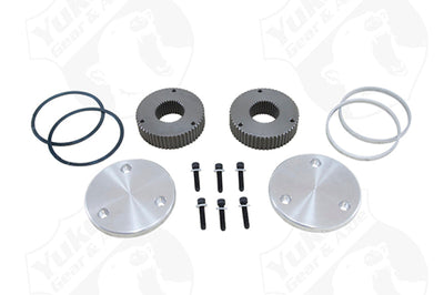 Yukon Gear & Axle Hardcore Drive Flange Kit For Dana 44 / 19 Spline Outer Stubs. Engraved Caps - Drivetrain