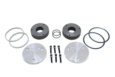 Yukon Gear & Axle Hardcore Drive Flange Kit For Dana 60 / 35 Spline Outer Stubs. Engraved Caps - Drivetrain