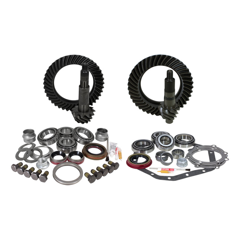 Yukon Gear & Axle Install Kit Package for Standard Rotation Dana 60 88 Down GM 14T 5.38 Ratio - Drivetrain