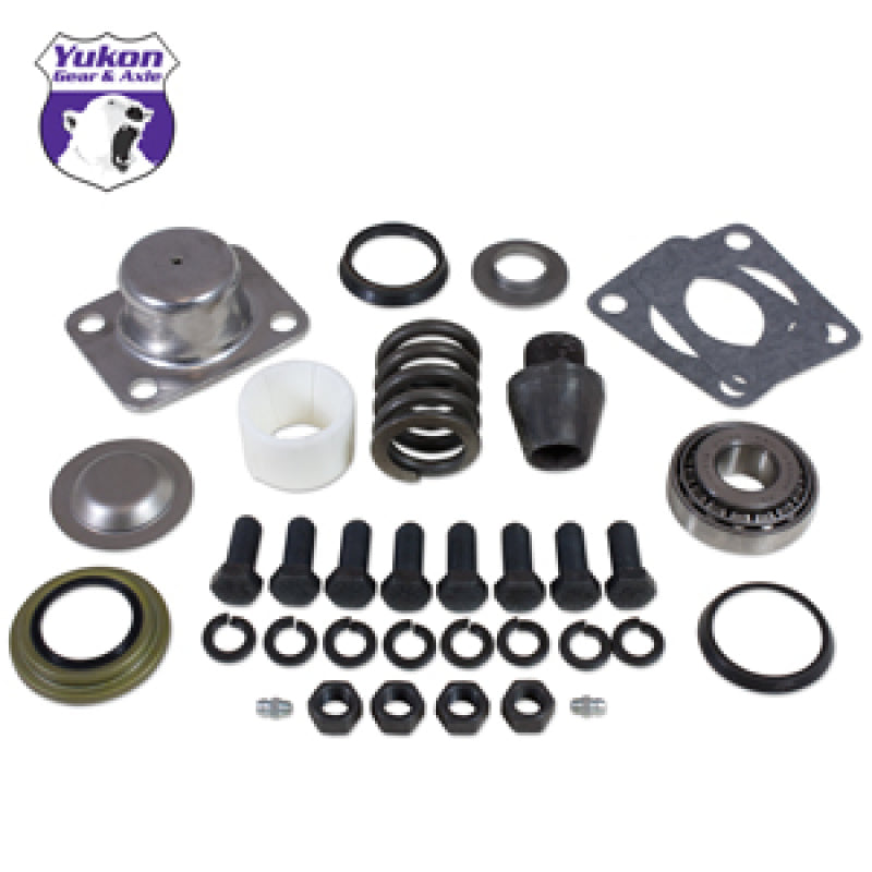 Yukon Gear & Axle Rplcmnt King-Pin Kit For Dana 60(1) Side (Pin/Bushing /Seals /Bearings /Spring /Cap) - Drivetrain