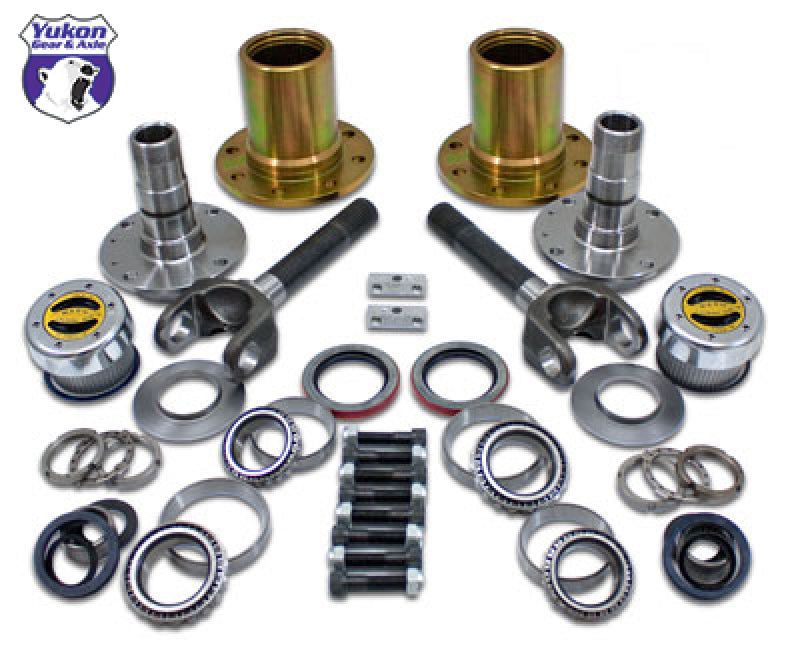 Yukon Gear & Axle Spin Free Locking Hub Conv Kit For Dana 30 44 TJ / XJ / YJ / 27 Spline / 5 X 4.5in - Drivetrain