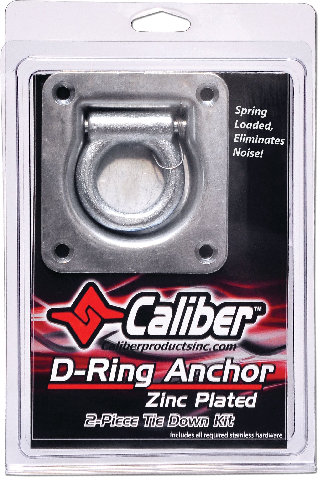 Caliber Zinc Coated Trailer D-ring Kit - Snowmobile Collection
