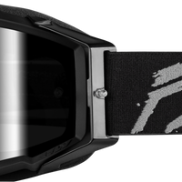 Fly Racing Zone Elite Goggle Pnk/yel/pur W/ Iridescent Red Mir/smk Lens - Black/White