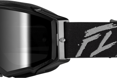 Fly Racing Zone Elite Goggle Pnk/yel/pur W/ Iridescent Red Mir/smk Lens - Grey/Black