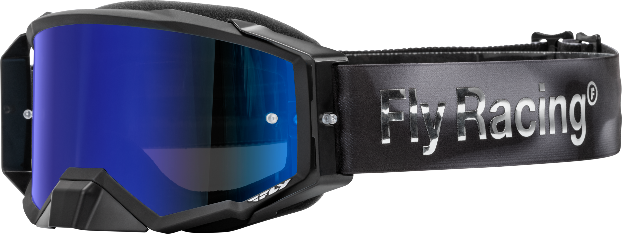 Fly Racing Zone Elite Goggle White/teal W/ Light Grn Mirror/smoke Lens - Black/Grey Camo - Apparel Collection