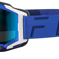 Fly Racing Zone Pro Snow Goggle Grey W/ Silver Mir/plrzd Smoke Lens - Black/Hi-Vis Yellow - Apparel Collection