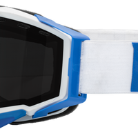 Fly Racing Zone Pro Snow Goggle Grey W/ Silver Mir/plrzd Smoke Lens - Black/Hi-Vis Yellow - Apparel Collection