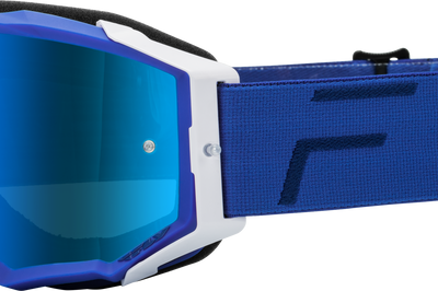 Fly Racing Zone Pro W/c Goggle Blk/white W/dark Smoke Hydro Lens - Sky Blue - Gear