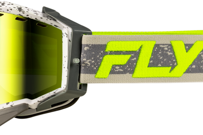 Fly Racing Zone Snow Goggle Pink/blk W/pink Mirror/rose Lens - Apparel Collection