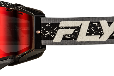 Fly Racing Zone Snow Goggle Pink/blk W/pink Mirror/rose Lens - Black/Grey - Apparel Collection