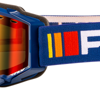 Fly Racing Zone Snow Goggle Pink/blk W/pink Mirror/rose Lens - Navy/White - Apparel Collection