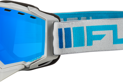 Fly Racing Zone Snow Goggle Pink/blk W/pink Mirror/rose Lens - Silver/Blue - Apparel Collection