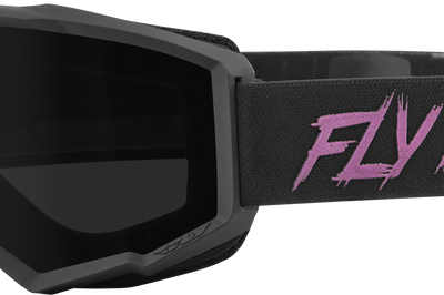 Fly Racing Zone W/c Goggle Blue/black W/dark Smoke Hydrophoc Lens - Black/Fusion - Watercraft Collection
