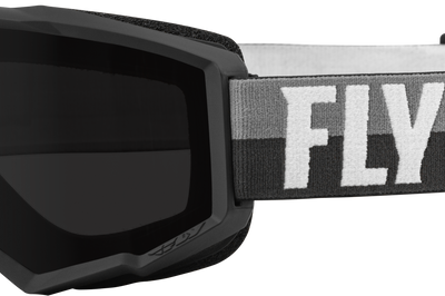 Fly Racing Zone W/c Goggle Blue/black W/dark Smoke Hydrophoc Lens - Black/White - Watercraft Collection