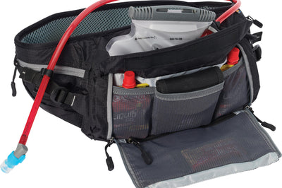 Uswe Zulo 6 Crazy Yellow 1.5l Vented Hip Pack Pnp Tube Carbon Black Apparel Collection