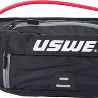 Uswe Zulo 6 Crazy Yellow 1.5l Vented Hip Pack Pnp Tube Carbon Black Apparel Collection
